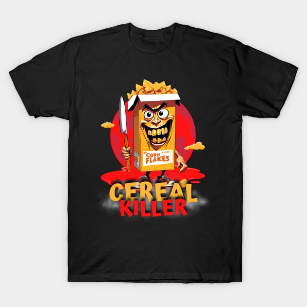 Cereal Killer T-Shirt by Kenny The Bartender's Tee Emporium